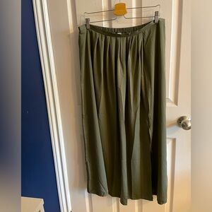 Reitmans Slit Pleated Midi Skirt